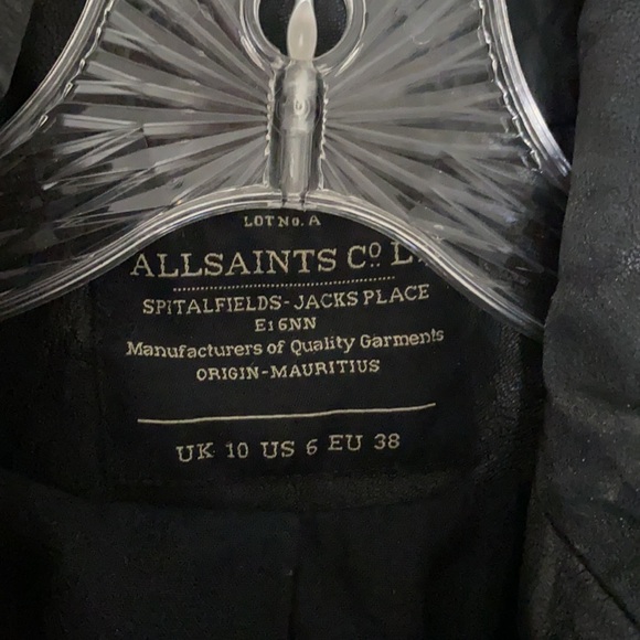 All saints leather jacket. Brand new, no tags. - Picture 10 of 11